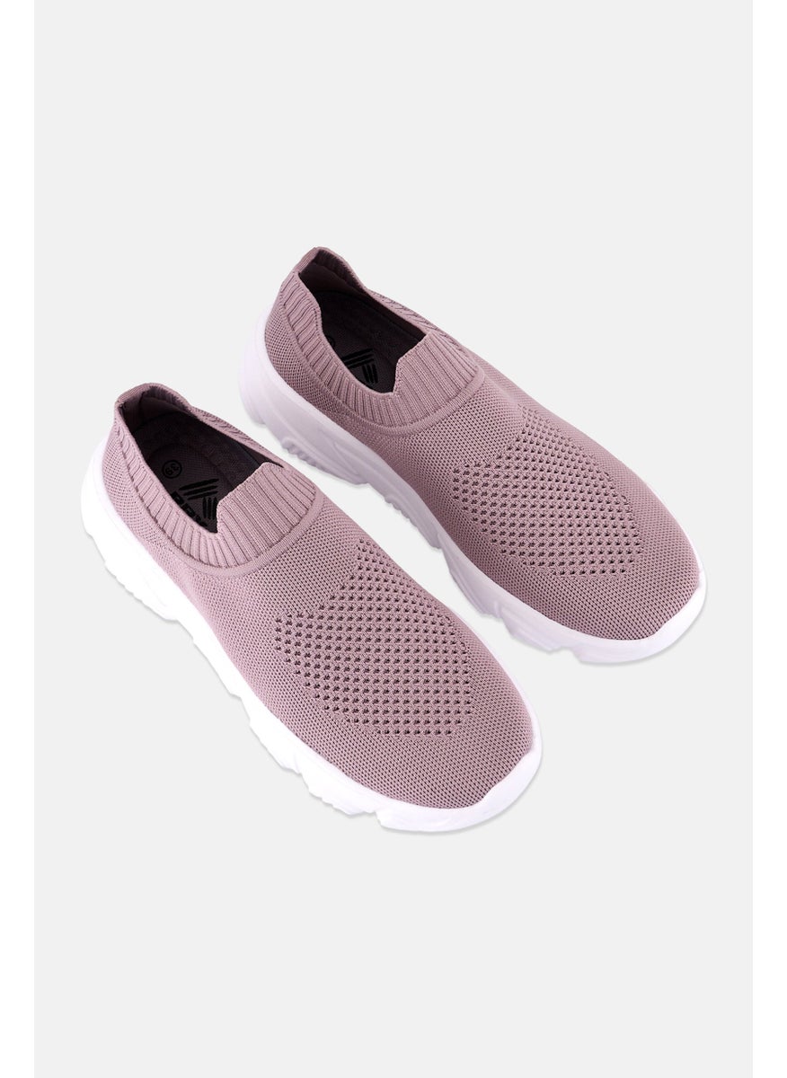 RBX - Women Slip On Outdoor Shoes, Grey Purple - Image 1