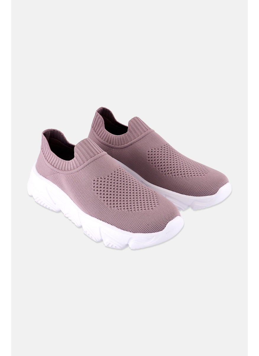 RBX - Women Slip On Outdoor Shoes, Grey Purple - Image 1