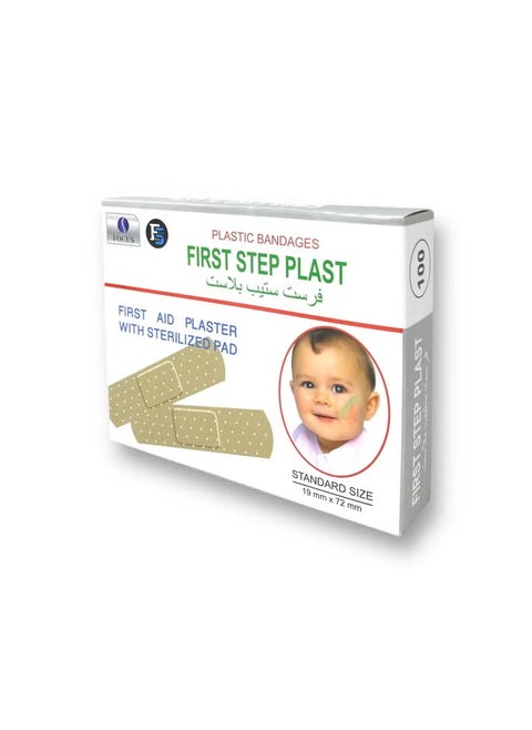 First Step Bandages Standard 100 Pcs