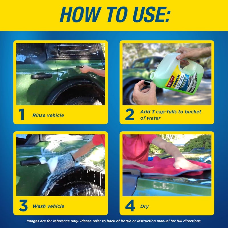 Rain-X 620191 Foaming Car Wash - 100 fl oz. High-Foaming, Concentrated Formula For Greater Cleaning Action, Safely Lifting Dirt, Grime And Residues For An Exceptional Clean - Image 3