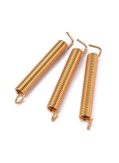 klarako 3pcs Electric Guitar Tremolo Bridge Tension Springs Tremolo Bridge System Springs for Floyd Rose/ST/Stratocaster Style Electric Guitar (Golden)  - Image 3