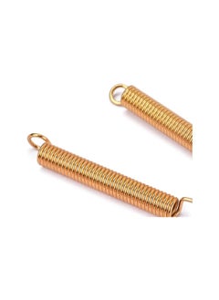 klarako 3pcs Electric Guitar Tremolo Bridge Tension Springs Tremolo Bridge System Springs for Floyd Rose/ST/Stratocaster Style Electric Guitar (Golden)  - Image 4