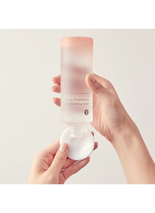Anti Polluaging Cleansing Water with Himalayan Pink Salt - water based cleanser korean,make up removers 8.4 Fl Oz