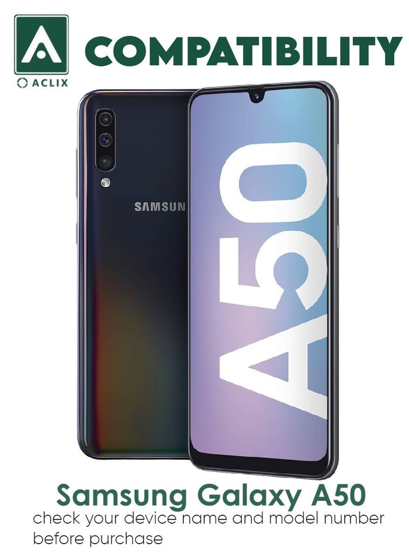 ACLIX 4 Pieces Antistatic ESD Dustproof Premium Quality High Definition Tempered Glass Screen Protector Designed For Samsung Galaxy A50 - Image 3