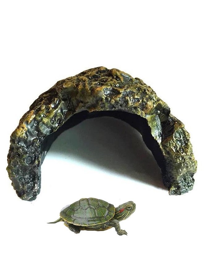 Bigwe Reptile Habitat, Turtle Hideout,Water Tank Decoration for Fish, Reptiles, Amphibians,Frogs, Snakes,Lizards,Shrimps, Spiders and Small Animals… - Image 1