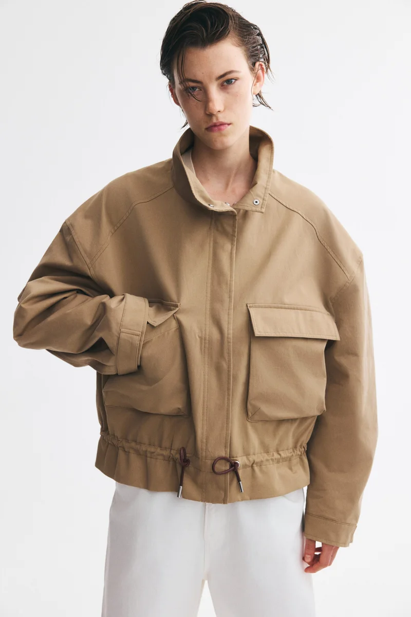 Oversized utility jacket