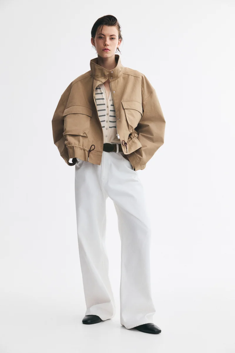 H&M  Oversized utility jacket for Women | Best Price UAE