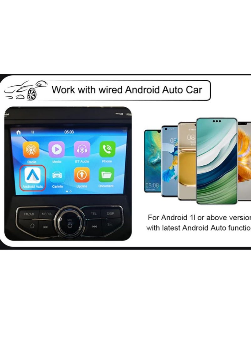 Generic - 2-in-1 Dual-Channel Signal Wireless CarPlay & Android Auto Adapter Converts Wired to Wireless Dongle for iPhone & Android Phone for Cars with OEM Wired Car Play or Android Auto - Image 1