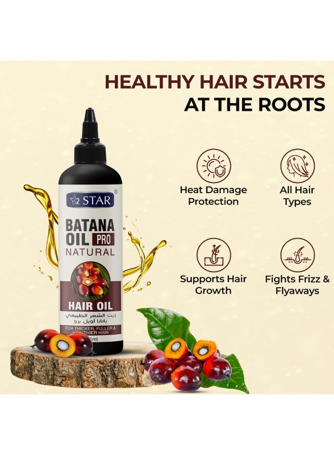 SZ Star Batana Hair Oil Serum 100ml – Leave-In Formula for Hair Growth & Repair | Strengthens, Thickens & Reduces Breakage | Restores Shine & Moisture | Natural Oil for Men & Women | For All Hair Types - Image 5