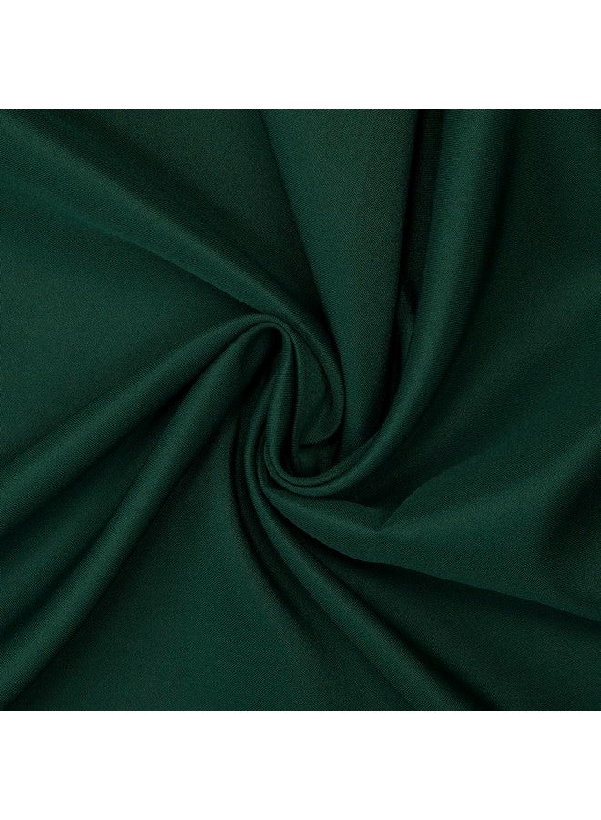 Gee Di Moda Cloth Napkins - 17 x 17 Inch Hunter Green Dinner Napkins - Set of 12 Soft & Absorbent Washable Fabric Cloth Table Napkins with Hemmed Edges for Hotel Restaurant, Holiday Parties & Wedding - Image 5