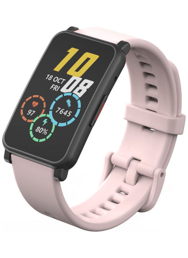 NIBEMINENT - 20mm Silicone Buckle Strap Replacement Watchband for Honor Watch ES - Image 1
