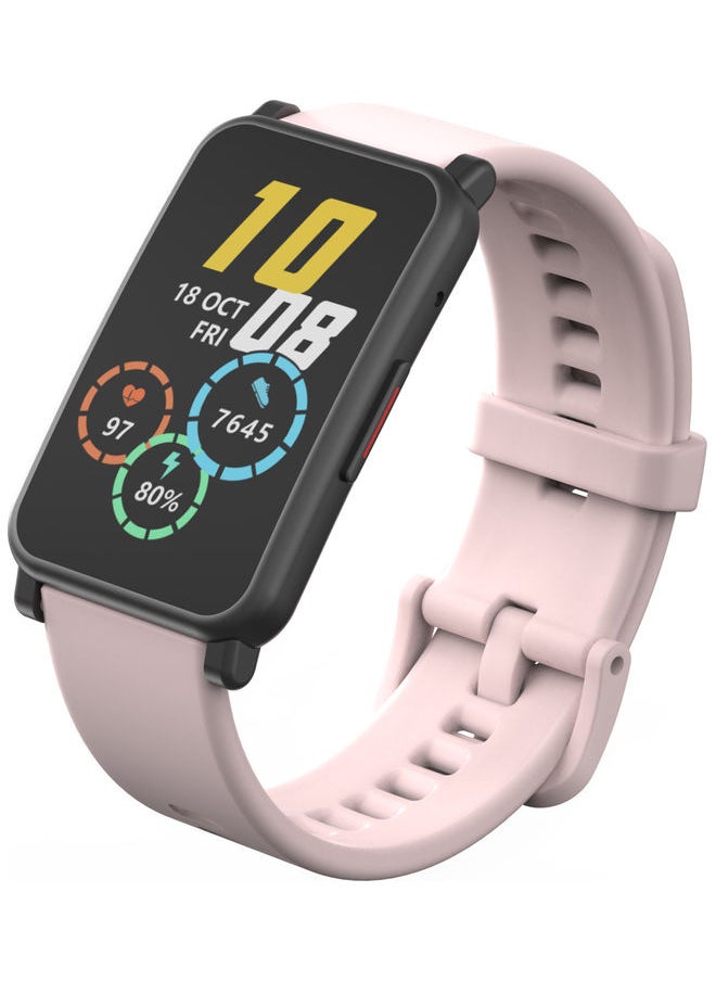 NIBEMINENT - 20mm Silicone Buckle Strap Replacement Watchband for Honor Watch ES - Image 1