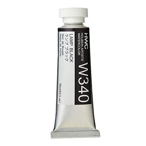 Holbein Artists' Watercolor 15ml Lamp Black - Image 5