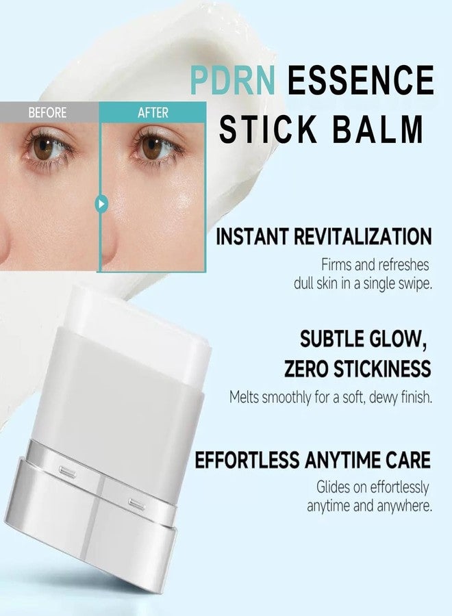 Flygon Flaygon PDRN Essence Stick Balm, PDRN Collagen Multi Wrinkle Stick, All-in-One Eye & Neck Treatment, Glow Makeup Base & Face Treatment Balm, Plumping, Fine Lines - Image 3