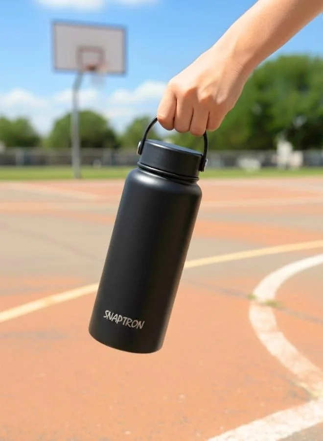 Casa Quesera  SNAPTRON® Wide mouth 1000ml Insulated Sports Water Bottle – Large Capacity, Portable, Leakproof with Anti-Slip Bottom  | Best Price UAE