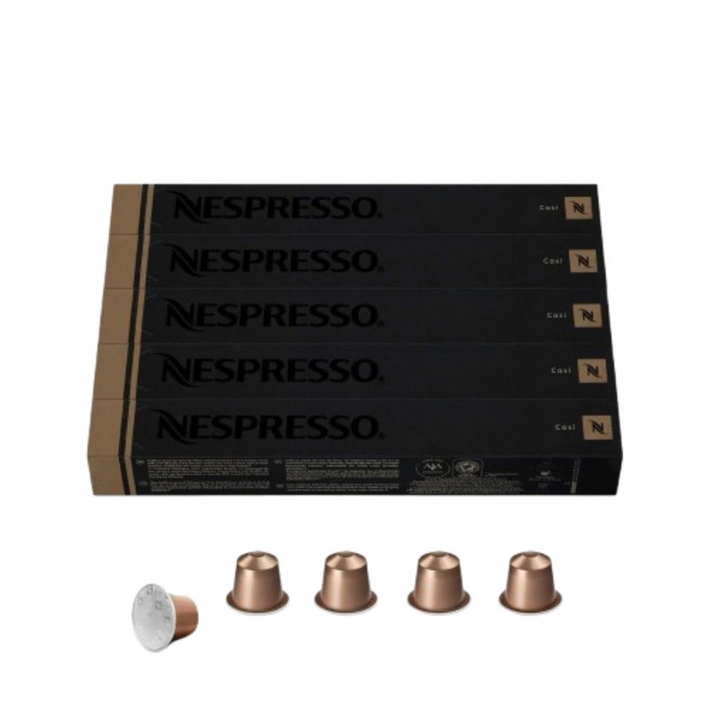 Nespresso Capsules Original Line Cosi Mild Roast Espresso Coffee 50 Count Coffee Pods - Image 3