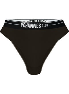 Yohannes Club Yohannesclub, Women, Elastic Belt Brazilian Panties, 5-Pack, Powder, Lilac, Claret Red, Navy Blue, Black  - Image 4