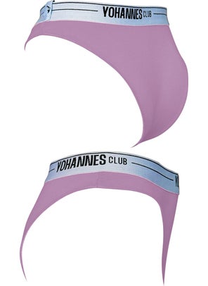 Yohannes Club Yohannesclub, Women, Elastic Belt Brazilian Panties, 5-Pack, Powder, Lilac, Claret Red, Navy Blue, Black  - Image 2