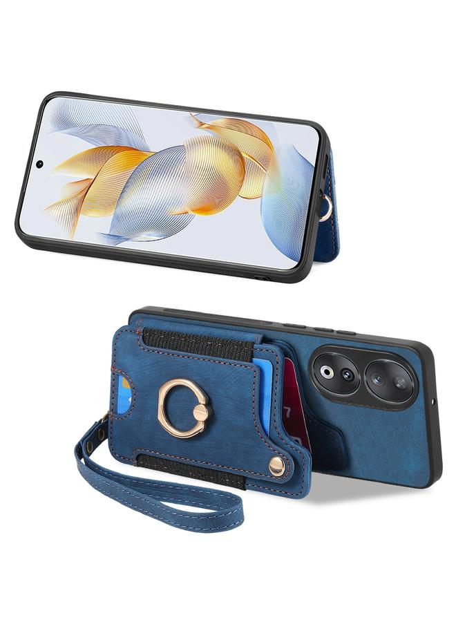 اس-توب جراب هاتف Honor 90 بتصميم كلاسيكي مع حلقة متعددة البطاقات بتقنية RFID - Image 2