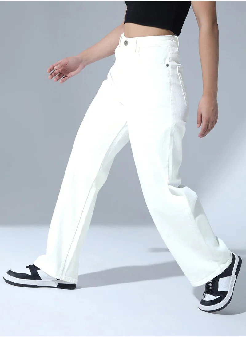 هوبرهولمي Women Ecru Jeans