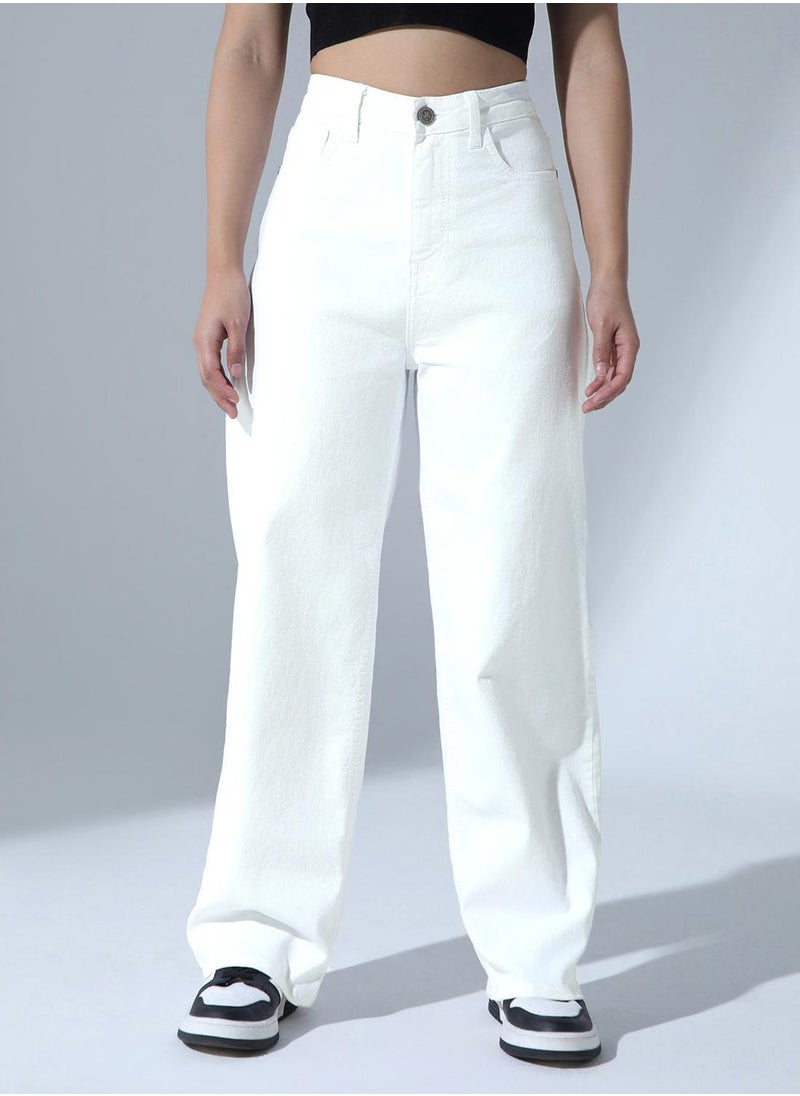 Hubberholme - Women Ecru Jeans - Image 1