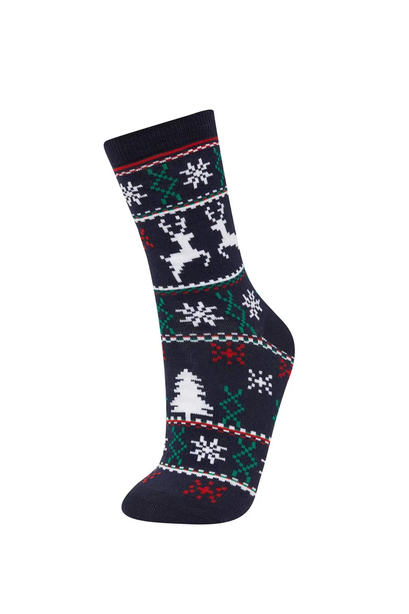 ديفاكتو Woman 2 piece Christmas Cotton Long Socks