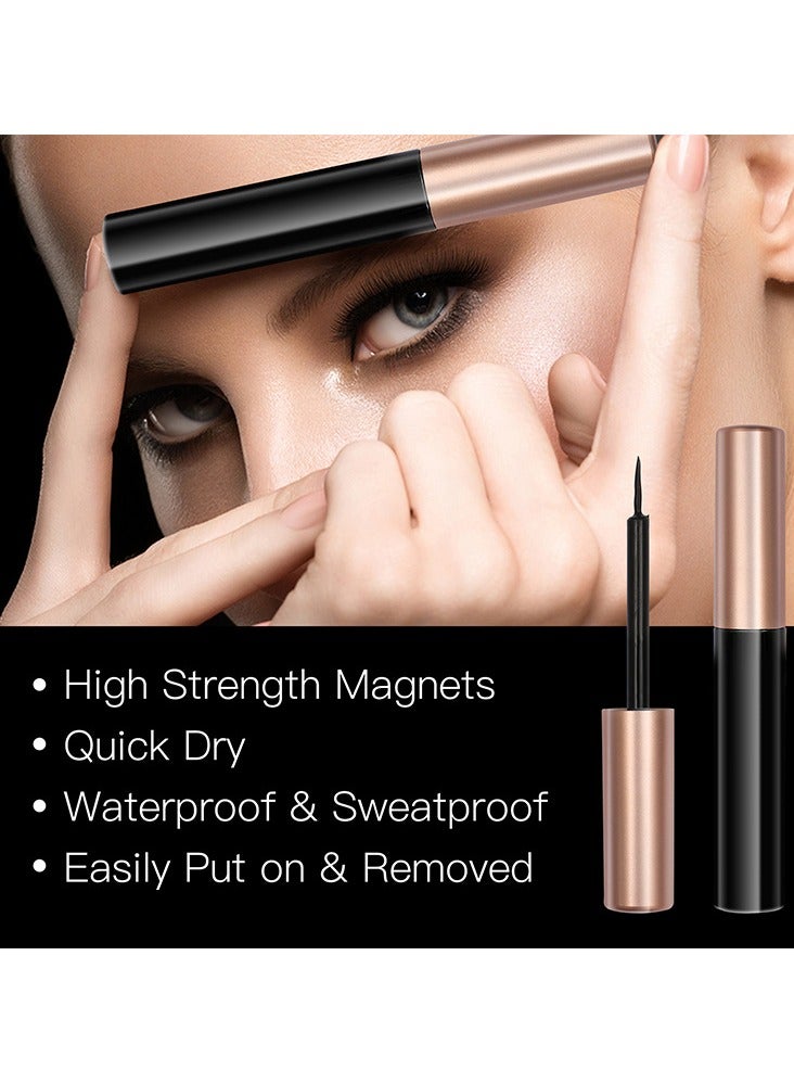 ORiTi Magnetic False Eyelashes Set Black - Image 4