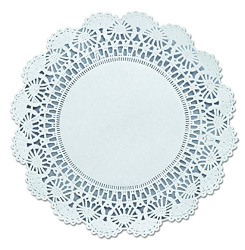 Hoffmaster Cambridge Lace Doilies, Round, 8", White, 1,000/carton - Image 3