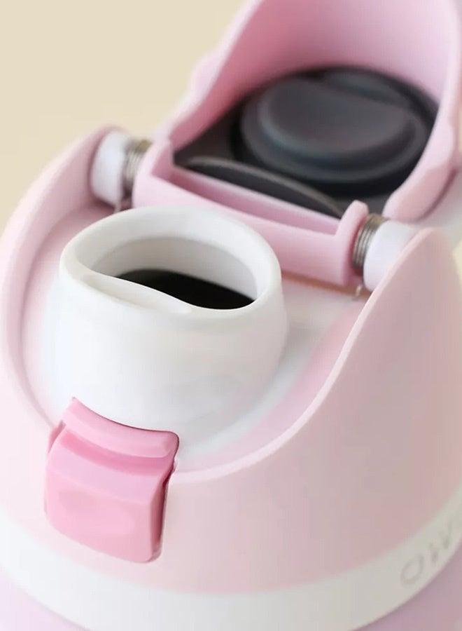 زجاجة ماء فري سيب المعزولة من الفولاذ المقاوم للصدأ مع ماصة للرياضة والسفر والمدرسة. زجاجة ماء رياضية خالية من مادة BPA. - Image 5