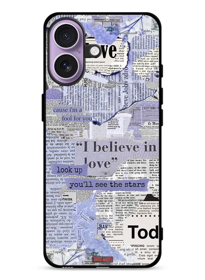 Tolwak Apple iPhone 17 Protective Case Cover Newspaper Pieces - Image 1