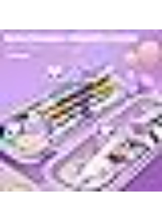 3D EVA Cartoon Pencil Case, Waterproof Large-Capacity Pen Holder With Three-Layer Storage, Mesh Pocket And Pen Slot, Durable Stationery Organizer Box For School Supplies (Purple, Uincorn) - Image 2