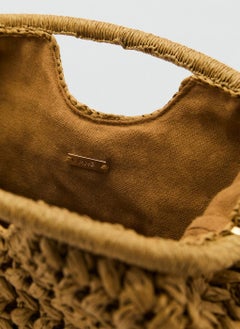 MANGO Natural Fiber Clutch Bag  - Image 5