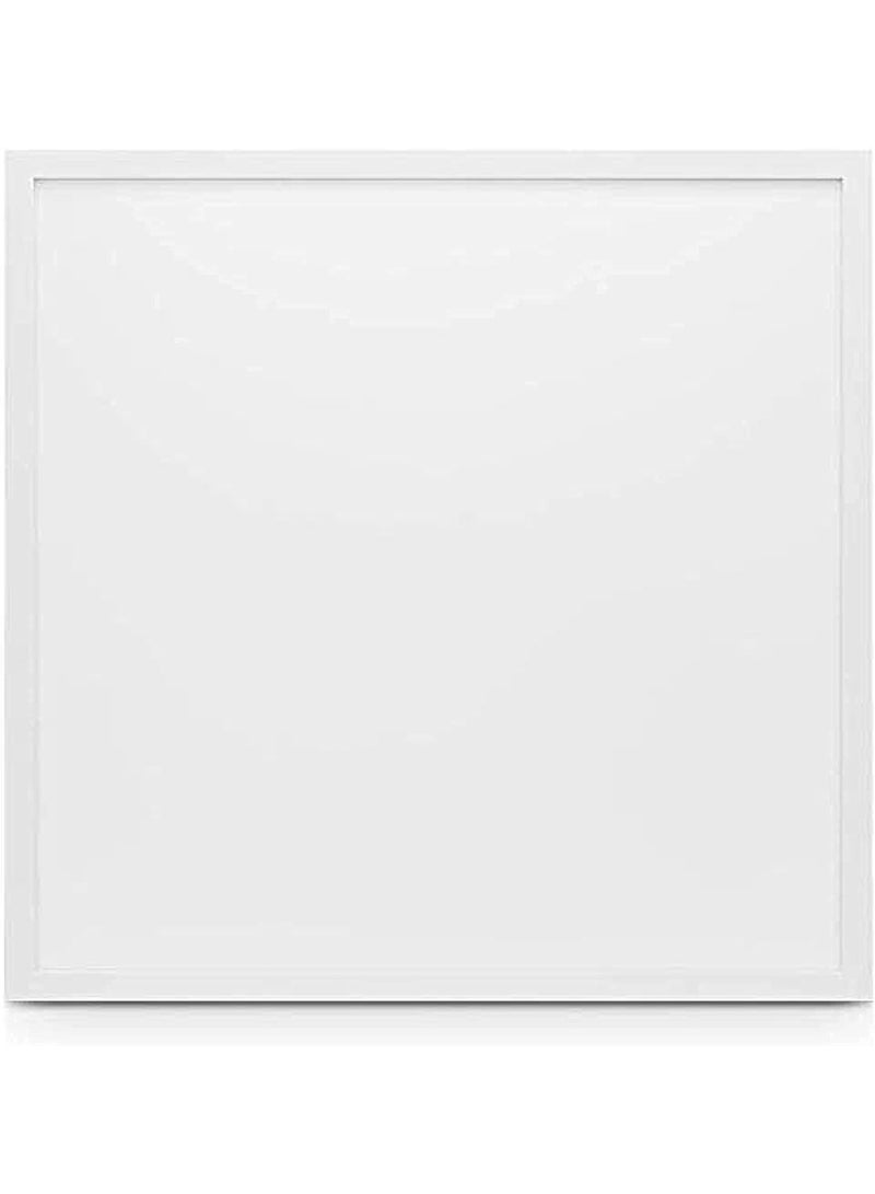 2-عبوة لوحة إضاءة 60 واط LED للسقف، أبيض، 60 x 60 مربع، ألومنيوم، مصباح لوحة LED مسطح لتحسين المنزل، مطبخ، غرفة المعيشة، مكتب، سوبر ماركت