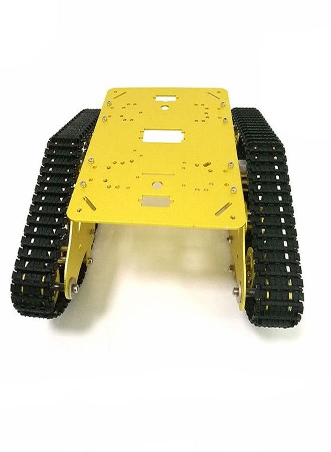 Swaytail Professional TS300 Shock Absorption Robot Tank Chassis with Suspension Supporting Holder for Arduino Raspberry Pie, RC Tracked Model with 2pcs DC Encoder Motor for STEAM Teaching - Image 1