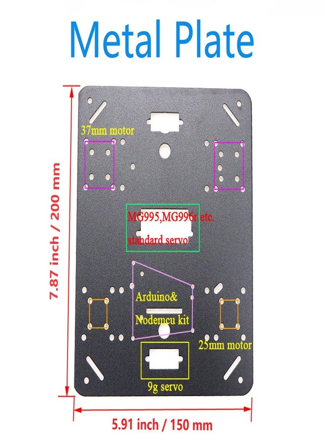 Swaytail Professional TS300 Shock Absorption Robot Tank Chassis with Suspension Supporting Holder for Arduino Raspberry Pie, RC Tracked Model with 2pcs DC Encoder Motor for STEAM Teaching - Image 4