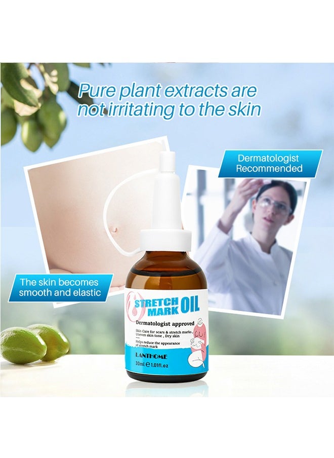 Lanthome Stretch Mark Oil，body repair oil care essential oil stretch mark oil 30ml  - Image 2