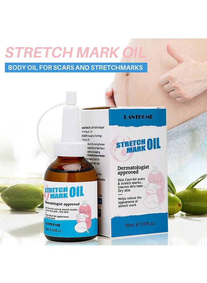 Lanthome Stretch Mark Oil，body repair oil care essential oil stretch mark oil 30ml  - Image 1