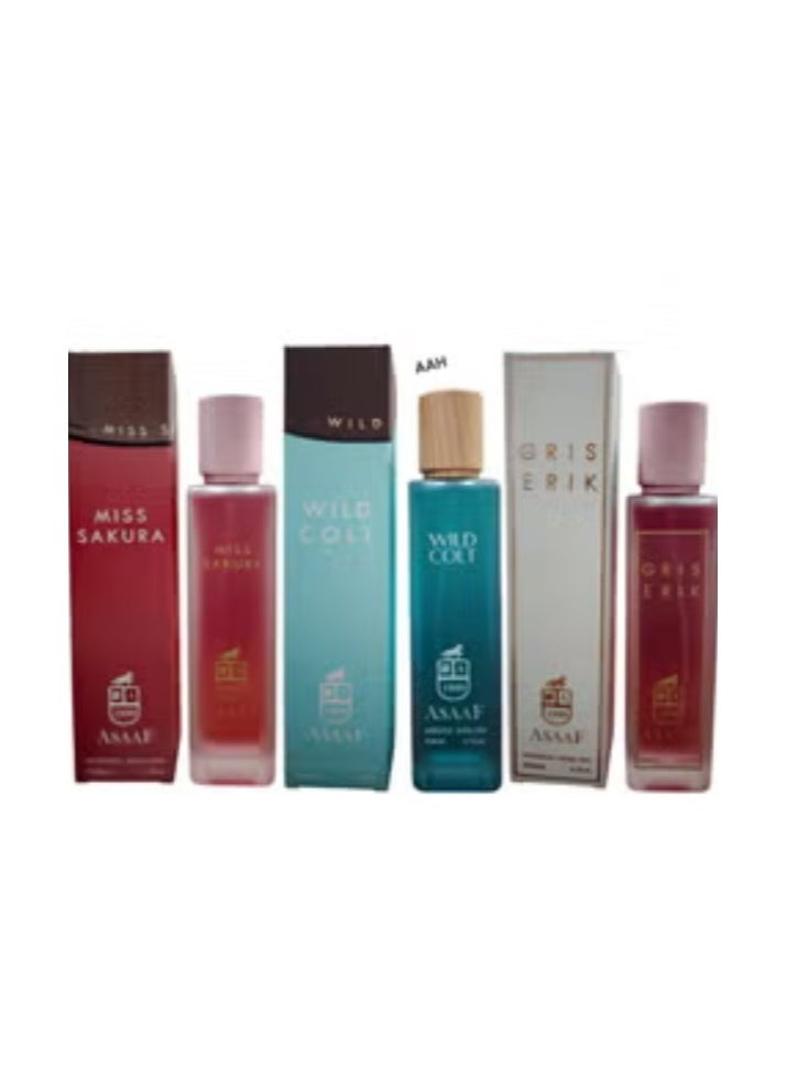 ASAAF - Set of 3 Asaaf perfumes, each bottle is 200 ml - Image 1