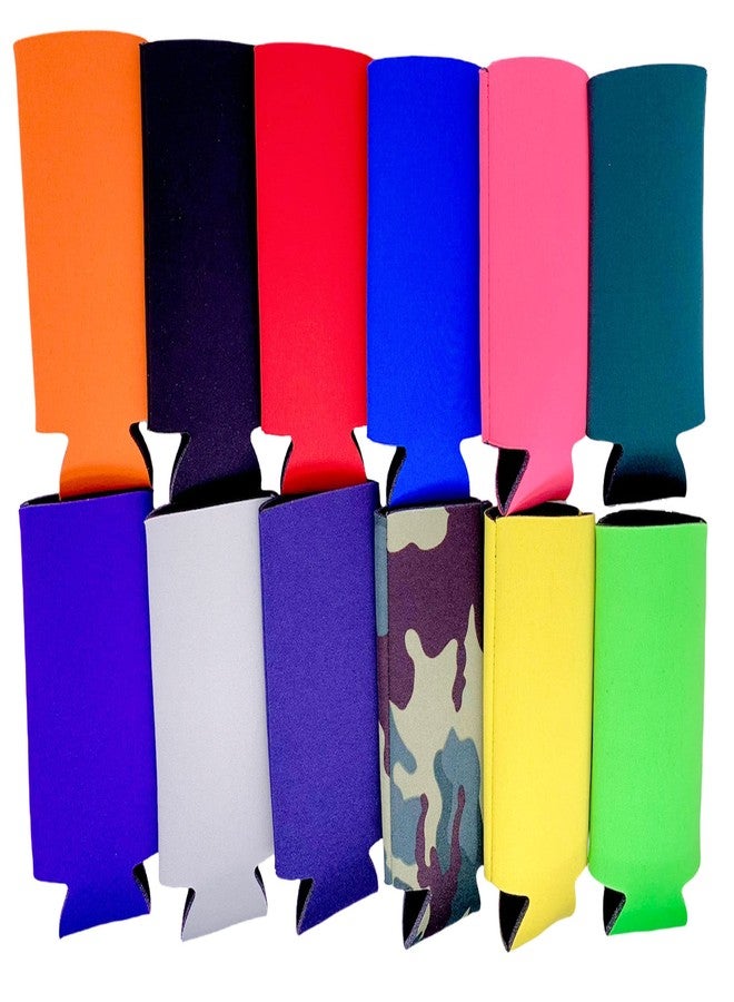 Coolie Junction Blank Foam Collapsible 16 oz. Can Coolie - Made in USA - (Variety, 12 Pack) - Image 2