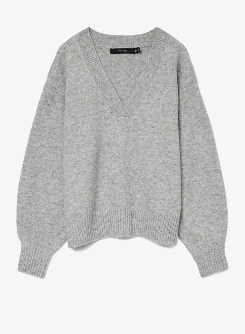 Vero Moda  Boom Long Sleeve V-Neck Pullover Sweater for Women | Best Price UAE