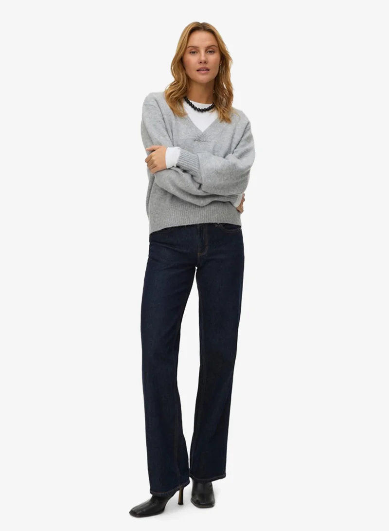 Vero Moda  Boom Long Sleeve V-Neck Pullover Sweater for Women | Best Price UAE