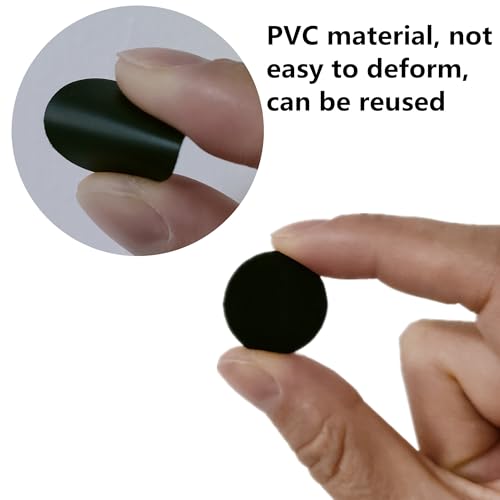 alfyng 216 pcs Screw Hole Covers Caps, 0.83 inches PVC Material Self Adhesive Screw Covers Stickers, 4 Sheets Dustproof Sticker Wooden Furniture Accessories (4 Sheets Black) - Image 5
