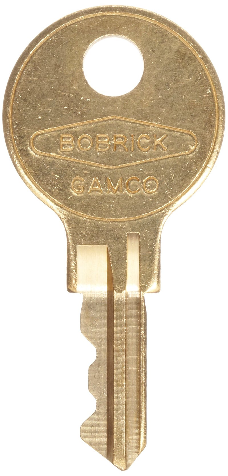 Bobrick 33043 Cat 74 Key For Towel Dispensers, Metal Key - Image 1