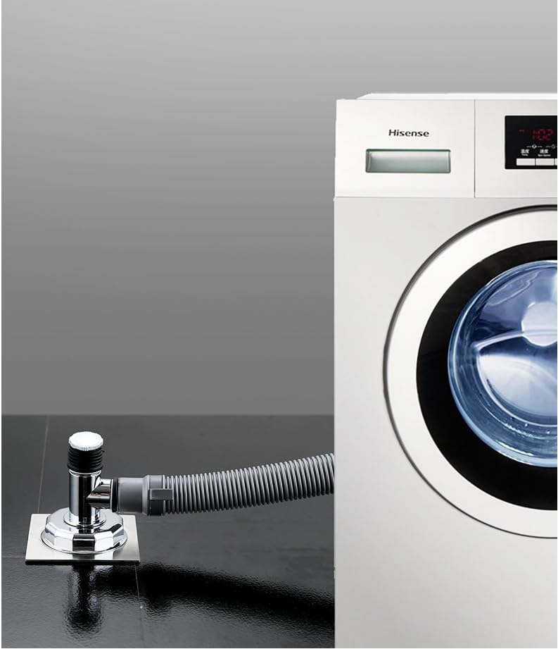 Dayish Anti Overflow Backflow Preventer Water Floor Drain with Easy Connector for Washing Machine Outlet Pipe, Deodorant Joint Elbow for Pipe - Silver (T-Model Elbow, Outer Ring),10 cm - Image 4