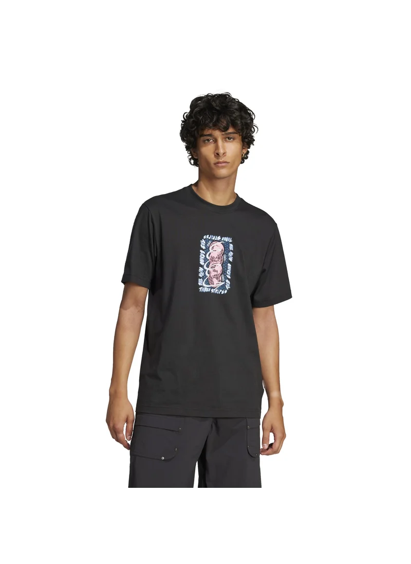 اديداس adidas Q12 TS STREET W Black Originals Men T-SHIRTS