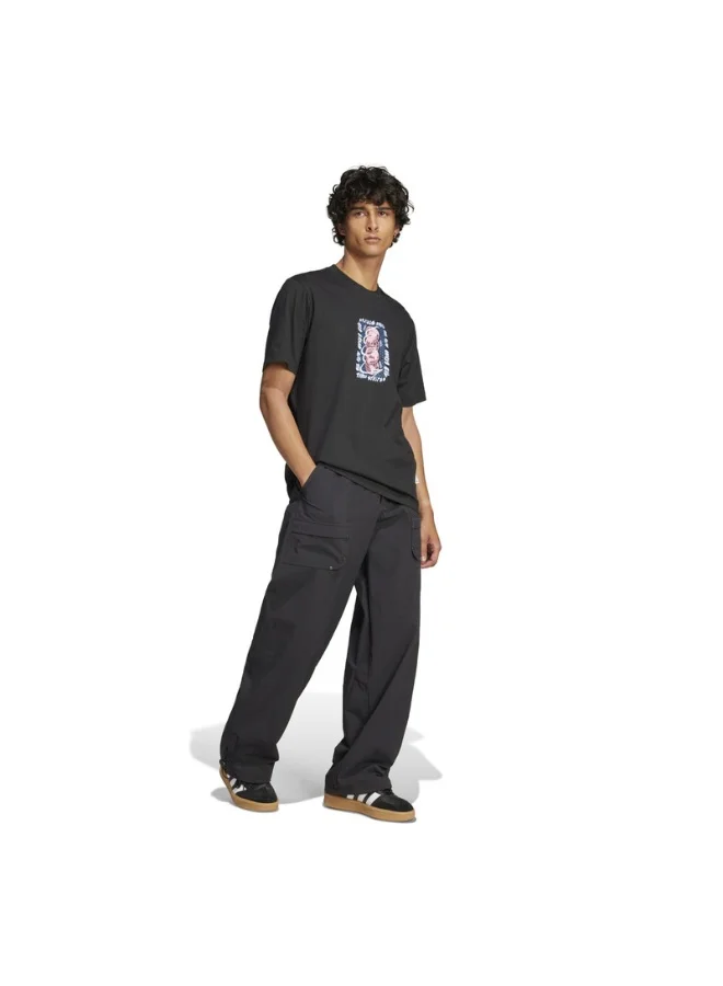 Adidas Q12 TS STREET W Black Originals Men T-SHIRTS