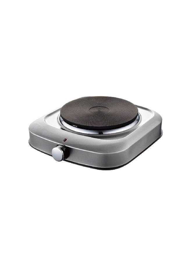 homix 1400W Durable Thermo Insulated Stainless Steel Single Electric Stove Silver JB-3223S - Image 1