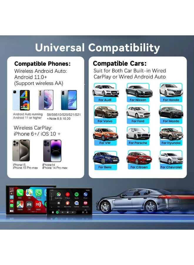 CarlinKit 5.0 Wireless CarPlay/Android Auto Adapter USB for Factory Wired Cars (Model Year: 2015 to 2026), Convert Wired Apple CarPlay & Android Auto to Wireless Dongle, Fit in-Dash Navigation - Image 5