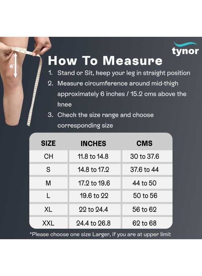 تاينور TYNOR مثبت حركة الركبة 19 بوصة/48 سم، رمادي، XXL، 1 وحدة - Image 3