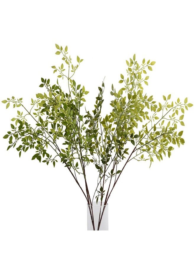 CLONG Faux Greenery Stems Artificial Branches for Vase Fake Spring Stems Plant Stems Vase Flowers for Decoration (3 Pcs) - Image 1